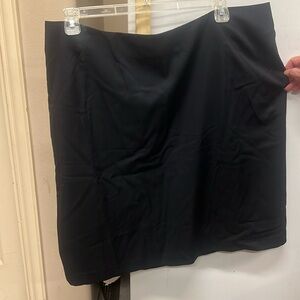 NWOT Lined Black Lands End Skirt